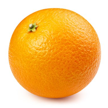 Turuncu. Turuncu beyaz arka planda izole edilmiş. Turuncu makro