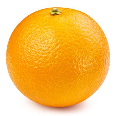 Turuncu. Turuncu beyaz arka planda izole edilmiş. Turuncu makro