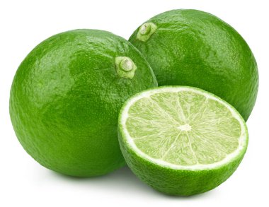 Limon izole edildi. Beyaza limon. Tam alan derinliği. kırpma yolu ile