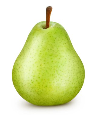 Armut. Armut, beyaz arka planda izole edilmiş. Armut Kırpma Yolu.