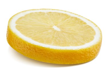 Beyaz arka planda izole edilmiş taze organik Lemon. Limonlu meyve. Kesme yolu olan limon