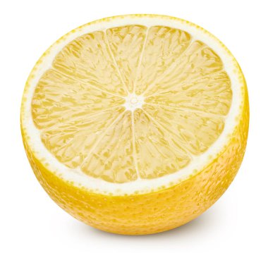 lemon. Lemon, beyaz arka plana yaklaş. Taze organik limon