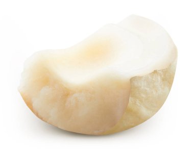 Fındık. Fındık, beyaz arka planda izole edilmiş. Kesme yolu olan fındık