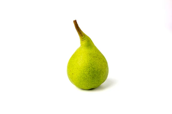 Isolated Fresh Green Pear White Background — Stock Photo, Image