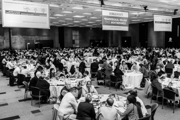 Joanesburgo África Sul Agosto 2017 Delegados Que Participam Uma Convenção — Fotografia de Stock