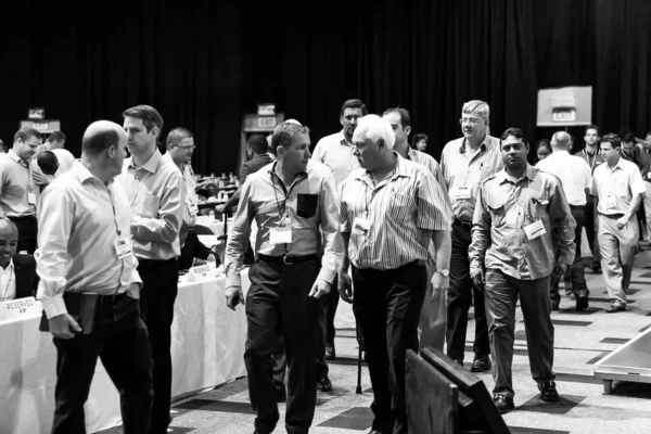 요하네스버그 남아프리카 공화국 2014 대규모 회의실에서 대회에참 대표자들 — 스톡 사진