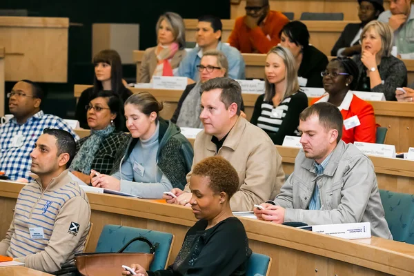 Johannesburg South Africa August 2014 Diverse Students Attending Lecture College —  Fotos de Stock
