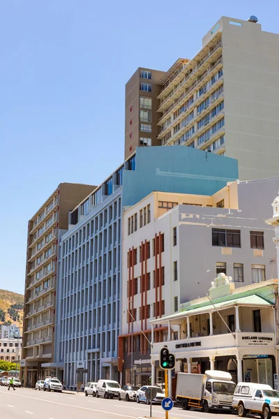 Fokváros Dél Afrika December 2022 Street View Old Buildings City — Stock Fotó