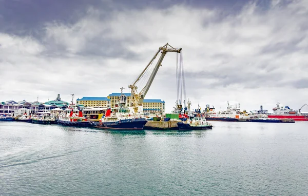 Ciudad Del Cabo Sudáfrica Marzo 2023 Astilleros Waterfront Harbour — Foto de Stock