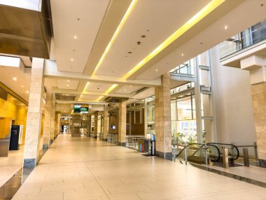 Cape Town, Güney Afrika - 30 Ekim 2023: CTICC 'nin İçi, Cape Town Uluslararası Kongre Merkezi