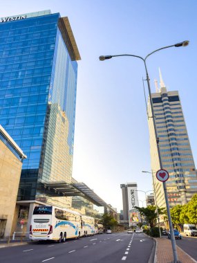 Cape Town, Güney Afrika - 30 Ekim 2023: CBD 'deki binaların sokak manzarası