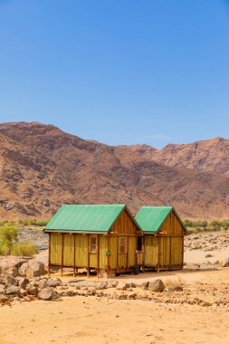 Güney Afrika 'nın çorak bölgesi olan Richtersveld Ulusal Parkı' ndaki Tatasberg 'de Rustik Konaklama