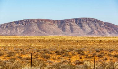 Güney Afrika 'nın Namaqualand bölgesindeki dağ manzarası