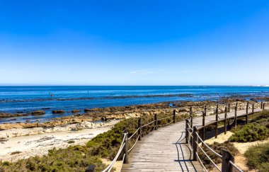 Güney Afrika, Port Nolloth, Batı Yakası 'ndaki küçük bir sahil geçidinde.