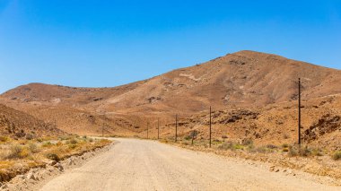 View from the gravel road in the Richtersveld National Park, South Africa clipart