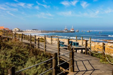 Güney Afrika, Port Nolloth, Batı Yakası 'ndaki küçük bir sahil geçidinde.