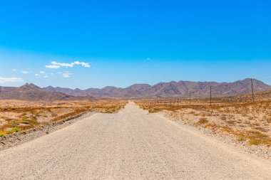 View from the gravel road in the Richtersveld National Park, South Africa clipart