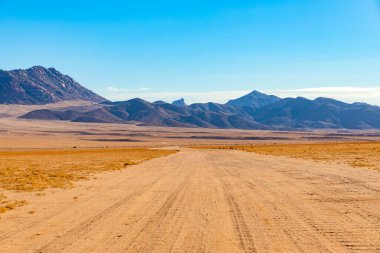 Richtersveld Ulusal Parkı 'nda geniş bir açık alan, Güney Afrika' nın kurak bölgesi.