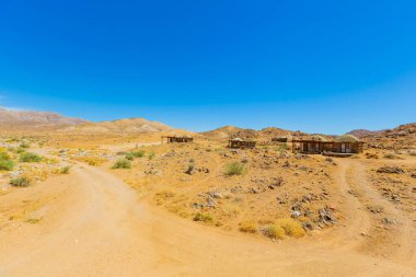 Güney Afrika 'nın çorak bölgesi Richtersveld Ulusal Parkı' nda Rustik konaklama