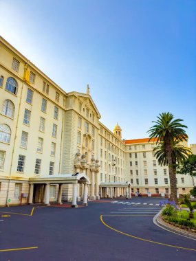 Cape Town, Güney Afrika - 22 Aralık 2023: Tarihi Groote Schuur Hastanesi 