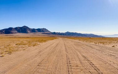 Richtersveld Ulusal Parkı 'nda geniş bir açık alan, Güney Afrika' nın kurak bölgesi.
