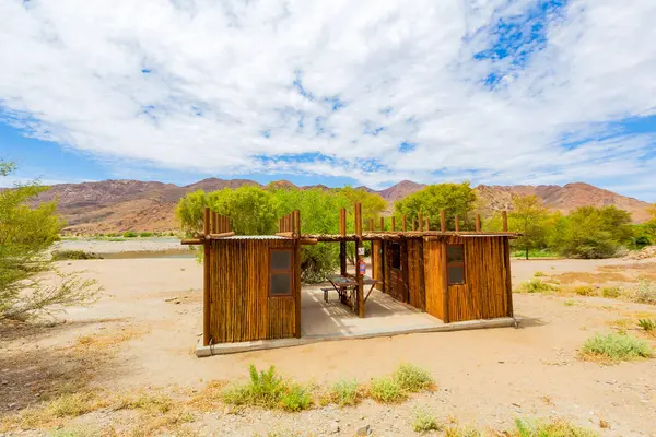 De Hoop çölü kamp alanı Richtersveld Ulusal Parkı, Güney Afrika 'nın kurak bölgesi.
