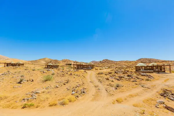 Güney Afrika 'nın çorak bölgesi Richtersveld Ulusal Parkı' nda Rustik konaklama