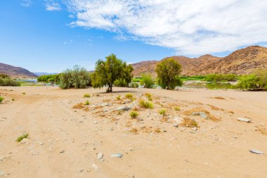 De Hoop çölü kamp alanı Richtersveld Ulusal Parkı, Güney Afrika 'nın kurak bölgesi.