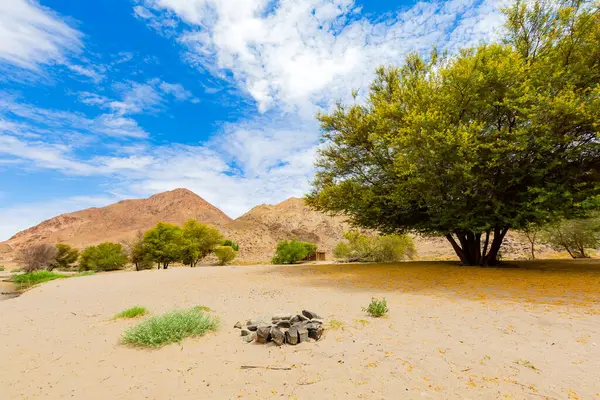 De Hoop çölü kamp alanı Richtersveld Ulusal Parkı, Güney Afrika 'nın kurak bölgesi.