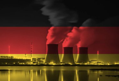 Alman Ulusal Bayrak Kaplama Enerji Üretimi ve Fosil Yakıt Kullanımı ile Kömür Ateşli Enerji Santrali 