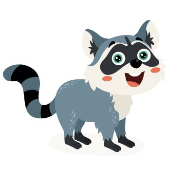 Bir Rakunun Çizgi Film Çizimi