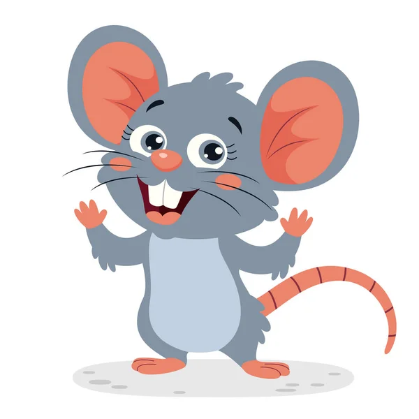 Ilustração Dos Desenhos Animados Rato —  Vetores de Stock