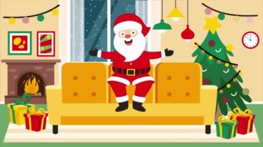 Christmas Animation With Cartoon Characters