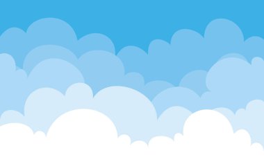 Bulutlu mavi gökyüzü doğa arkaplanı