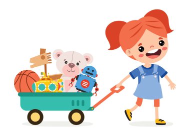 Çizgi filmci Çocuk Vagon Oyuncakları Çekiyor