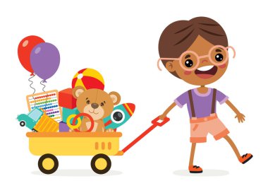 Çizgi filmci Çocuk Vagon Oyuncakları Çekiyor