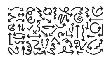 Çeşitli Düz Oklar Koleksiyonu