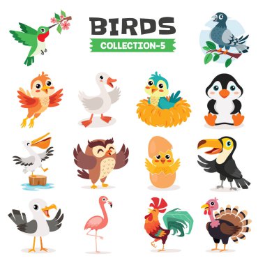 Çeşitli Çizgi Film Kuşları