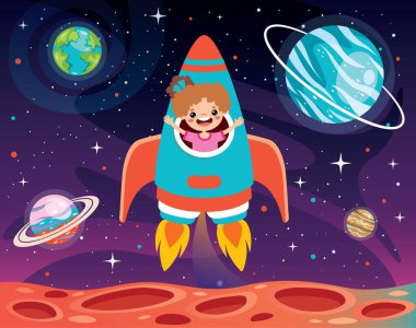 Renkli Bir Boşluğun Arkaplanı