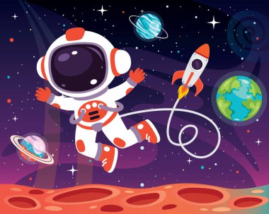 Bir Astronotla Uzay Kavramı
