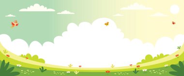 Boş Yeşil Doğa Manzarası