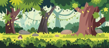 Boş Orman Sahne Vektörü