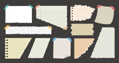 çeşitli Not kağıtları koleksiyonu