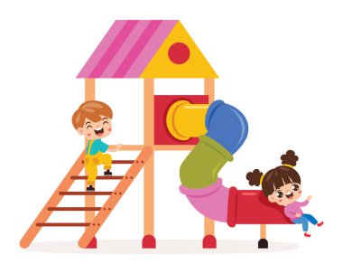 Park 'ta Çizgi Roman Çocuk Kaplaması