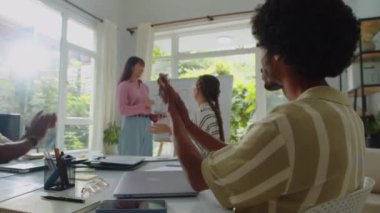 Çeşitli programcı ve grafik tasarımcılarından oluşan el kamerasıyla kadın çalışanı ofiste başlattığı için tebrik ediyoruz.