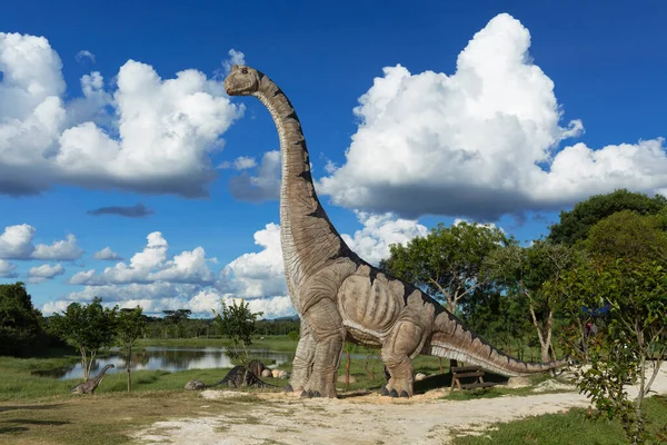 stock image Pinhais Parana Brazil, March 08. 2023: Jurassic Park in Parque das Aguas in Pinhais metropolitan region of Curitiba.