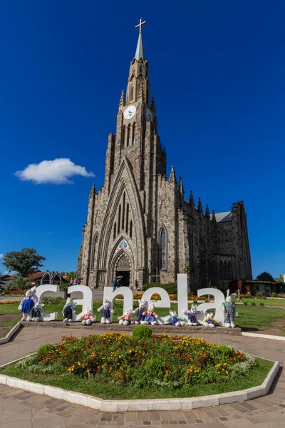 Canela Rio Grande Sul Brazil Березня 2023 Our Lady Lourdes — стокове фото