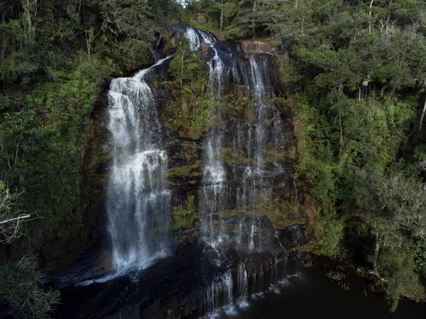 Senges Parana Brezilya 'da rezene şelalesi (cachoeira do erva doce).