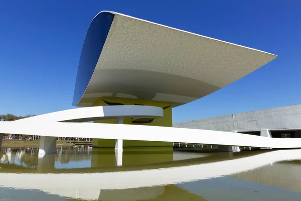 Curitiba Parana Brasilien Augusti 2023 Oscar Niemeyer Museum Mon Staden — Stockfoto