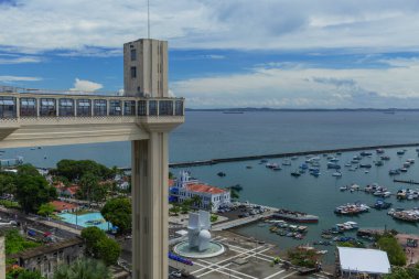Salvador Bahia Brezilya 'daki Lacerda Asansörü.